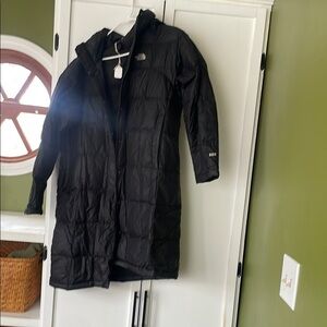 The North Face Black Long Puffer Coat